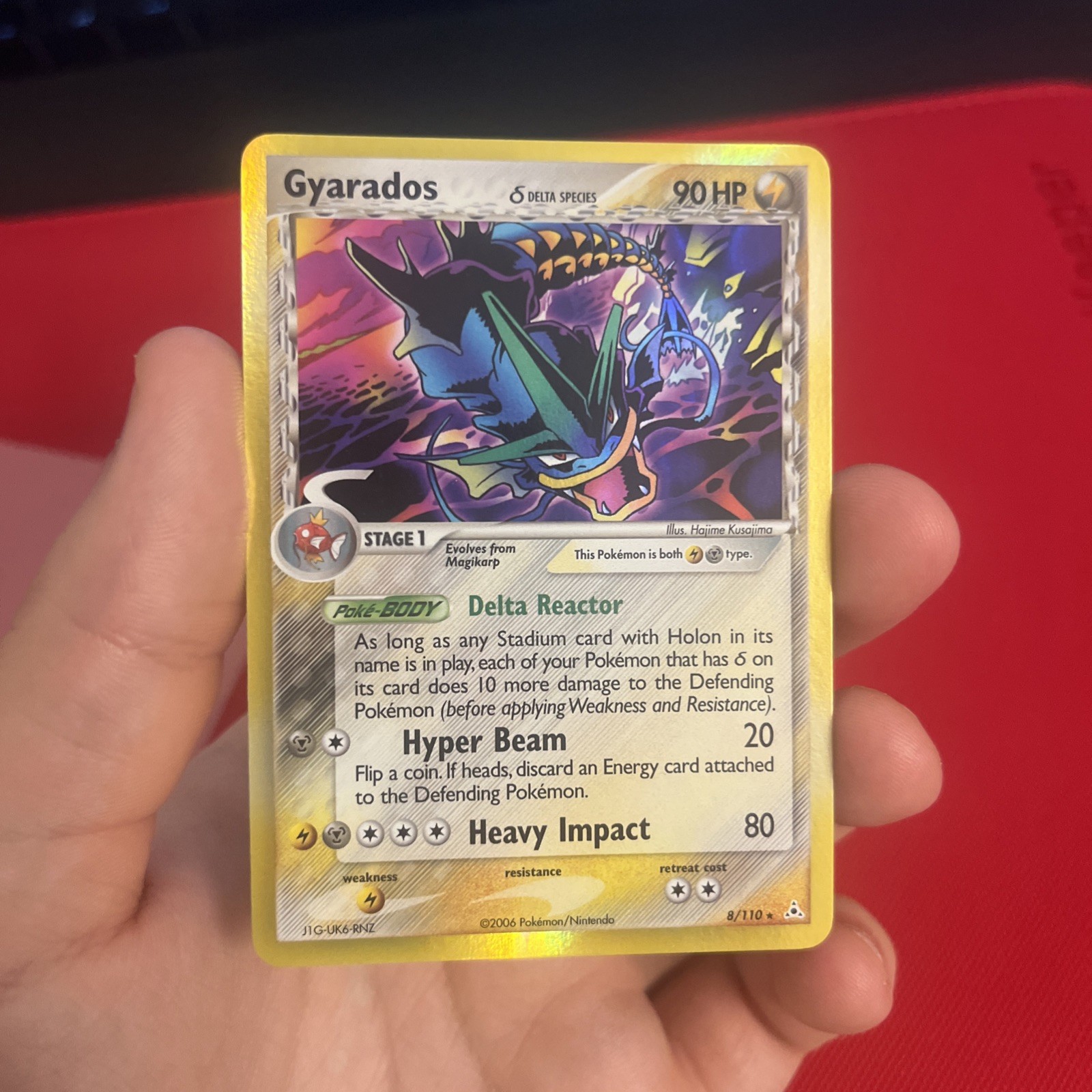 Gyarados 8/110 EX Holon Phantoms Delta Species Holo Nm/Mint