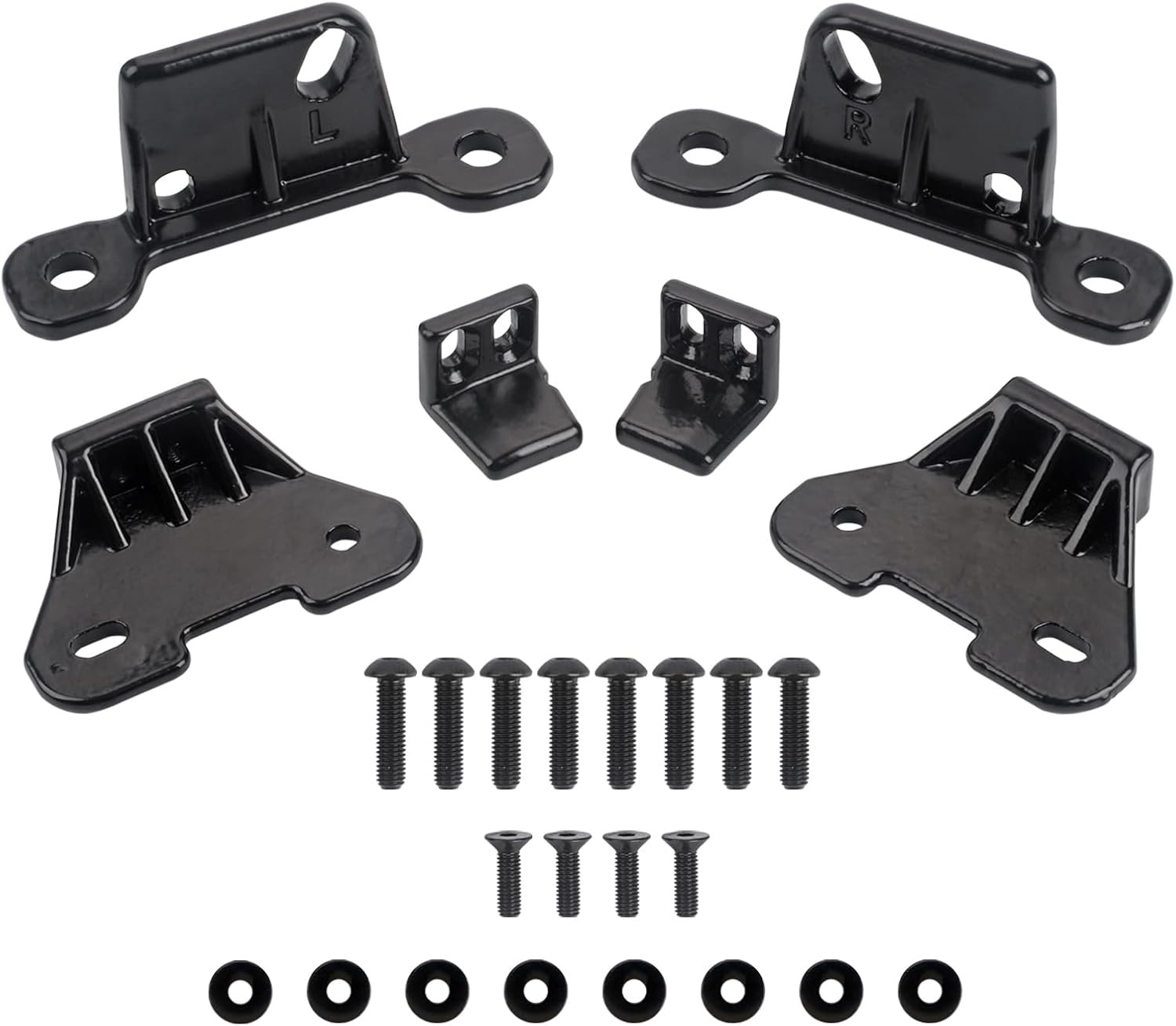 Hard Top Mounting Bracket Kits Compatible with Jeep Vehicle 2018-2024 Wrangler