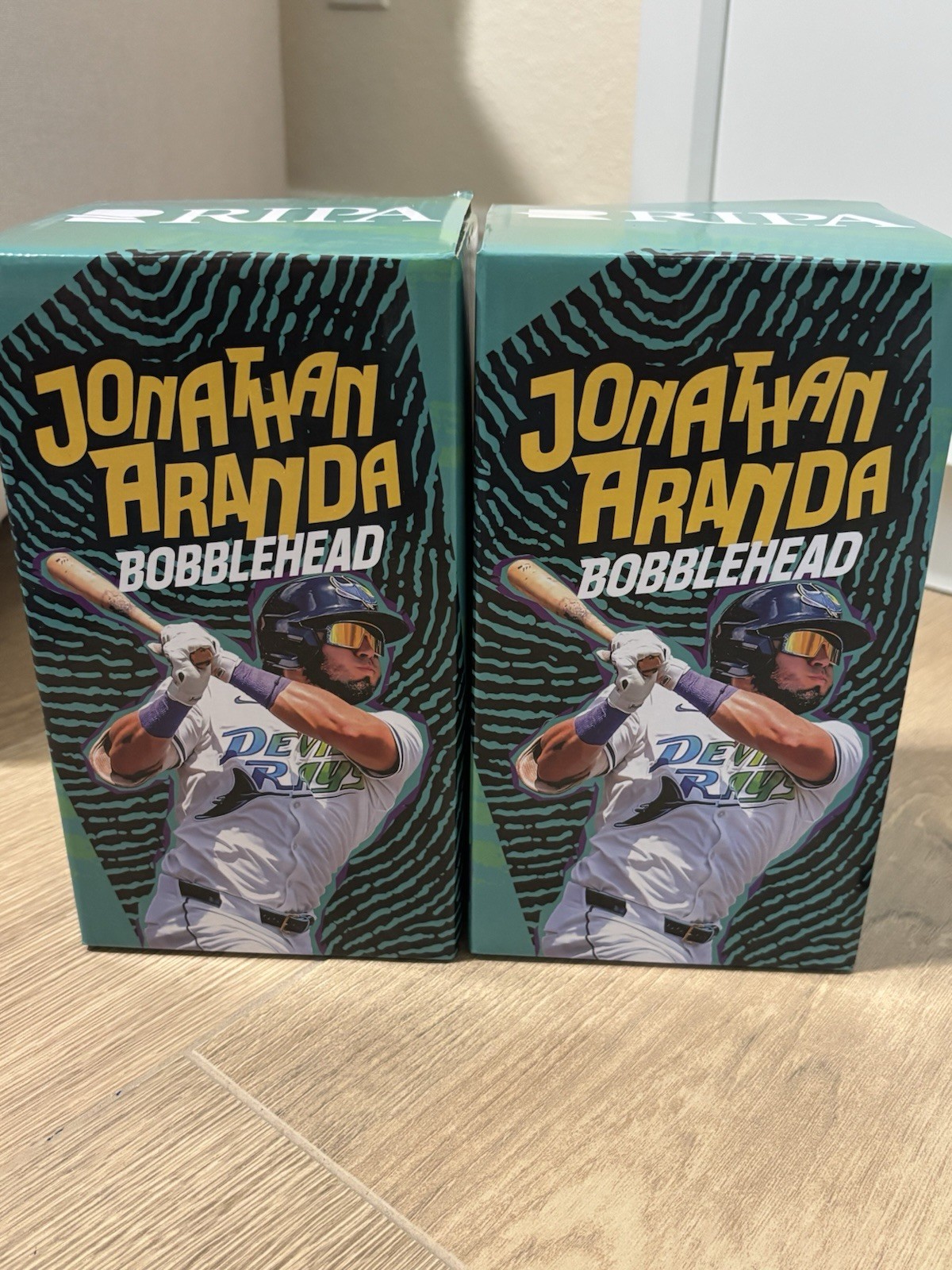 RARE Jonathan Aranda Devil Rays MLB BASEBALL Bobblehead Collectible 5/16/2026