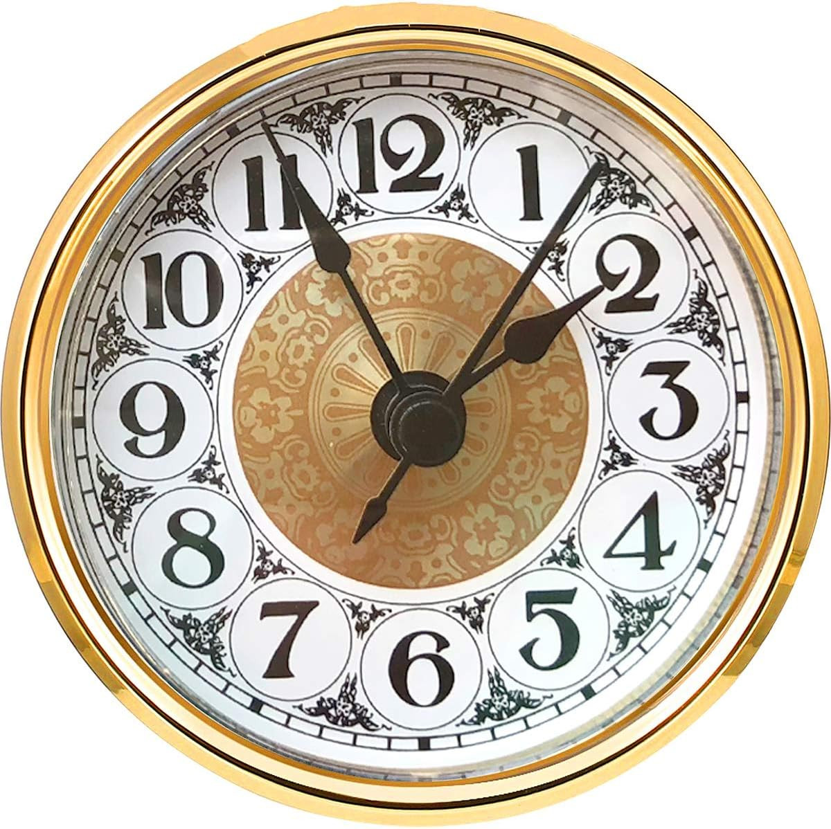 Mini Quartz Clock Insert 2.8 Inch (70 mm) Round Quartz Movement Miniature Clock