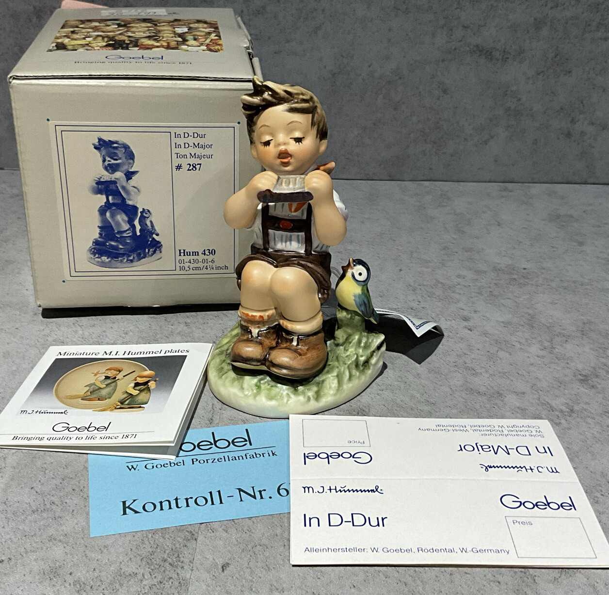 Goebel 430 Hummel In D Major 4.25” Figurine TMK-6 New in Box