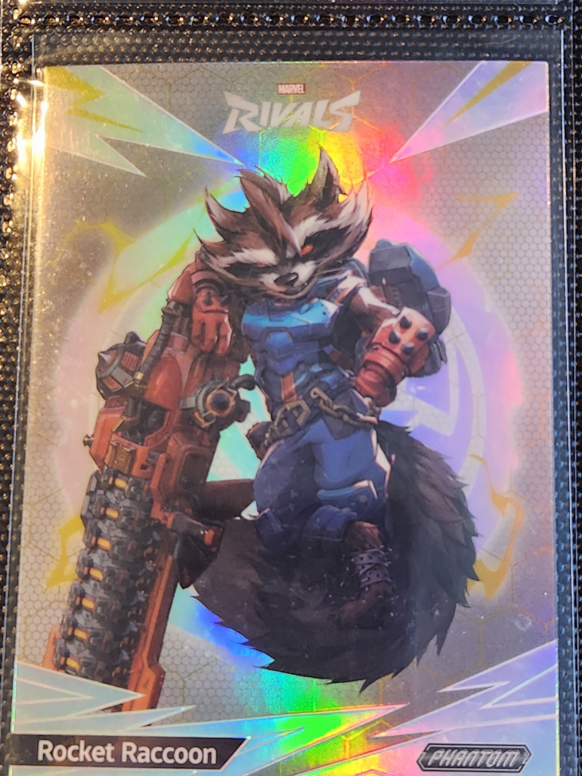 2025 Kakawow Phantom Marvel Rivals Silver Refractor Rocket Raccoon #PMR-I-17