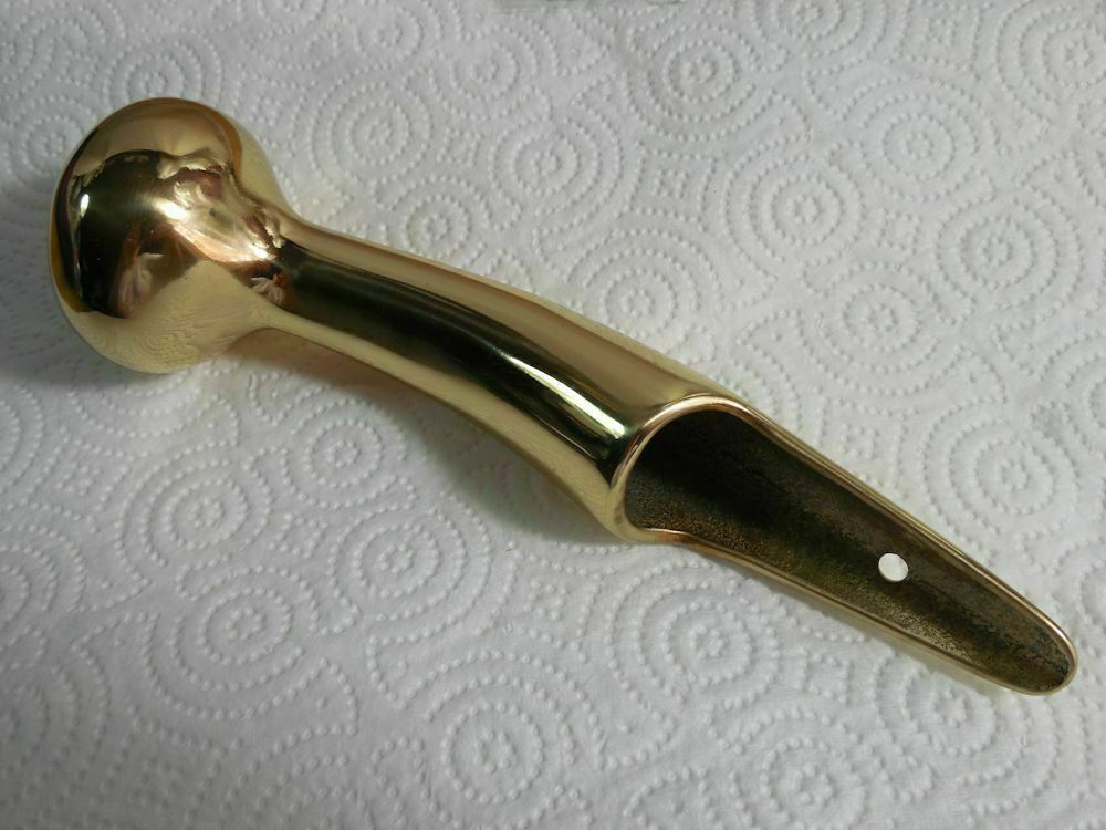 SOLID BRASS 2″ dia Horse HAMES KNOBS 7 1/2″ long Walking Sticks, Cane Tops NEW
