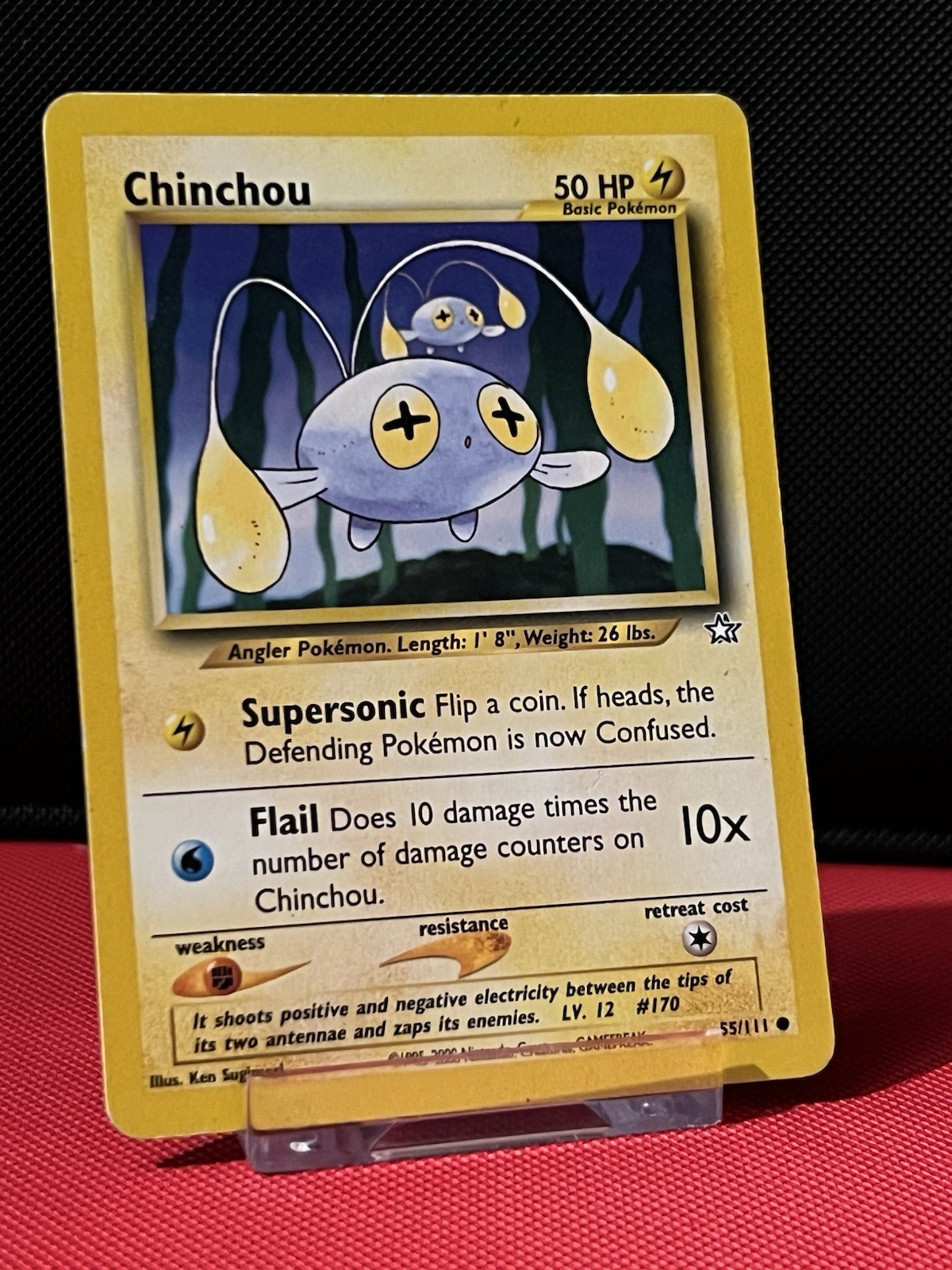 Pokemon TCG Chinchou Neo Genesis 55/111 WOTC