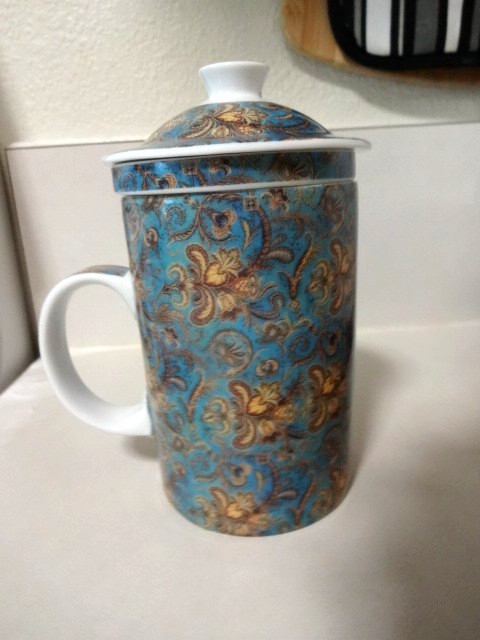 World Market Porcelain Tea Steeping Mug made in China
