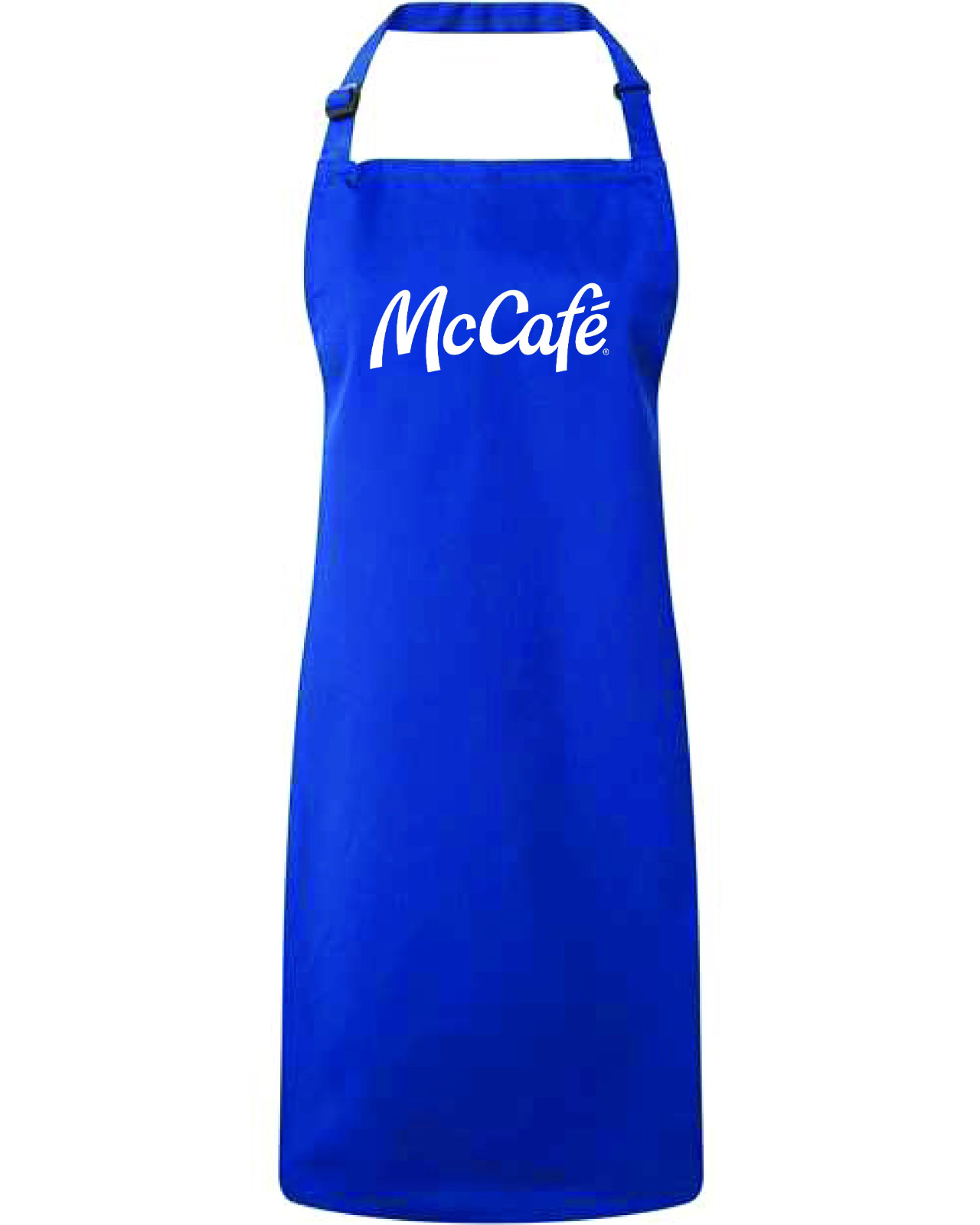 (SEALED) MCDONALD’S MCCAFE APRON ROYAL BLUE COLOR MCDONALDS COLLECTIBLE