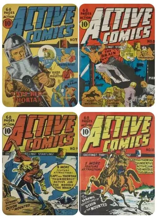 ACTIVE COMICS 26 Classic Issue Collection In PDF Format On USB Flash Drive
