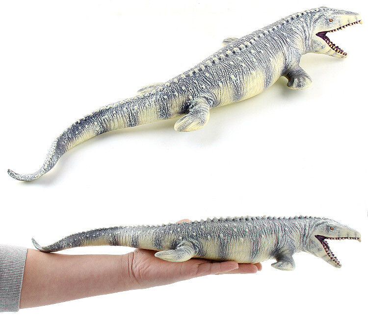 Jurassic Dinosaur Model Mosasaurus Figure 17.7″ Big Size High Realistic Dino Toy