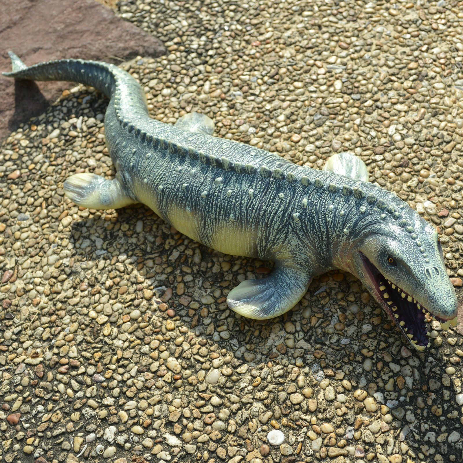 Jurassic Dinosaur Model Mosasaurus Figure 17.7″ Big Size High Realistic Dino Toy