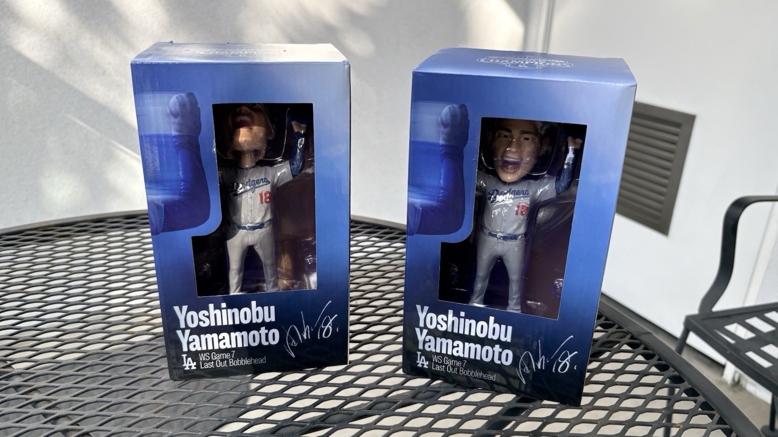 Yoshinobu Yamamoto Game 7 Last Out Los Angeles Dodgers Bobble head SGA 5/27/26
