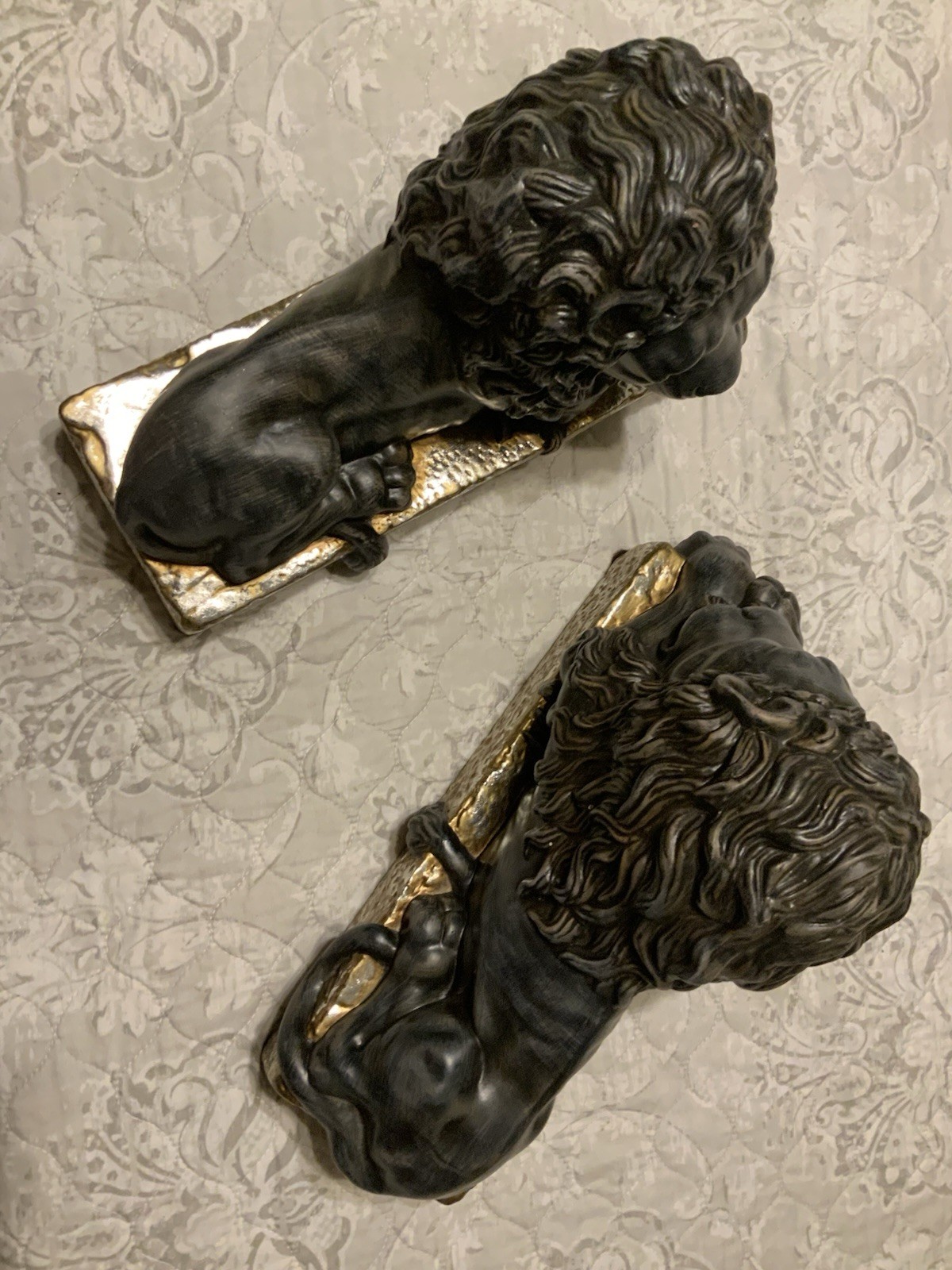 Cast resin (polyresin) * Possibly plaster/composite stone resin