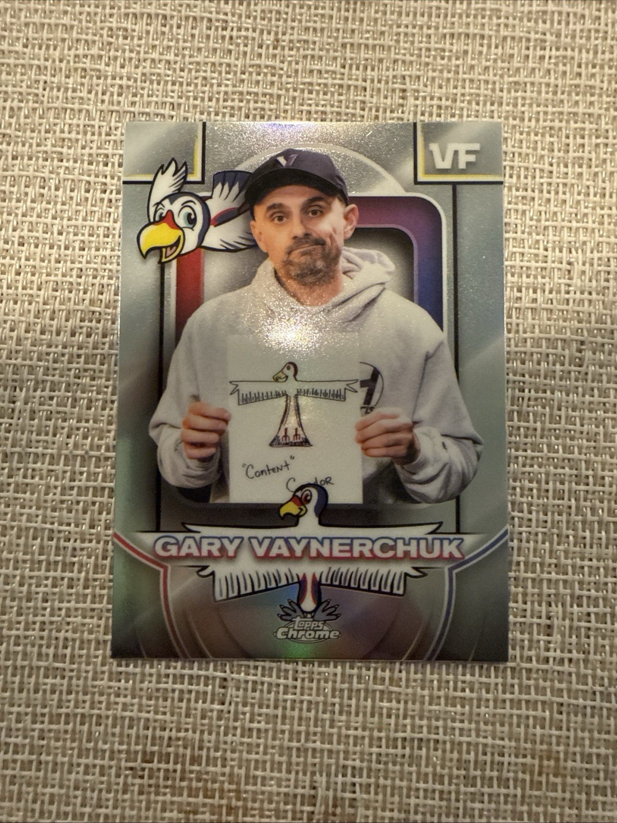 2026 Topps Chrome VeeFriends Gary Vaynerchuk CC-GV Content Condors Creators