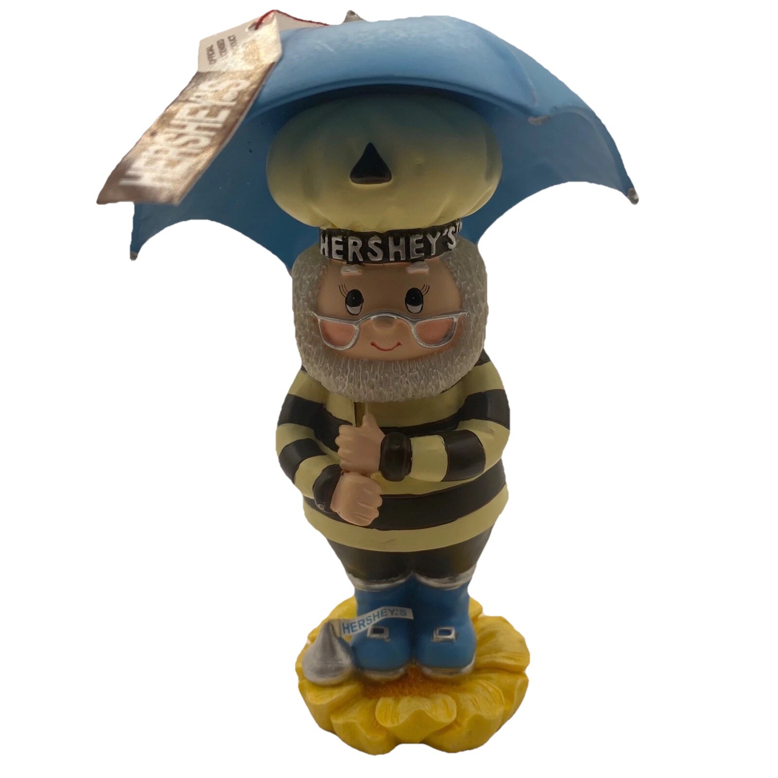 Hershey’s Kurt S. Adler Collectible Spring Rain Umbrella Figurine VTG 2003 READ*