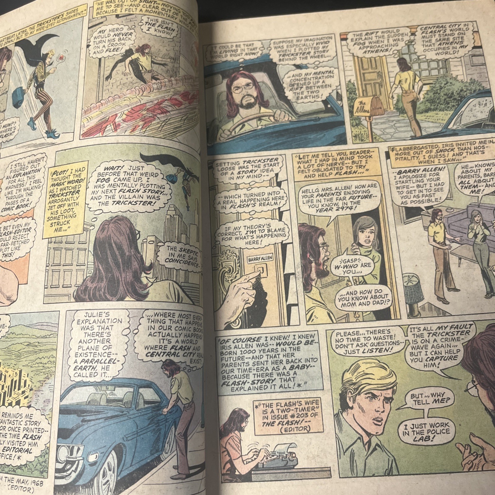 Flash 228 DC comics 1973 Trickster