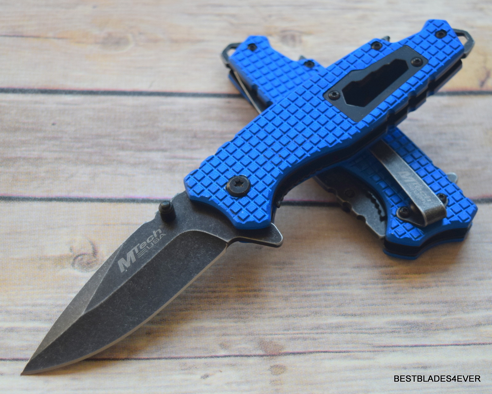 MTECH SPRING ASSISTED TACTICAL RESCUE FOLDING POCKET KNIFE WITH POCKET CLIP