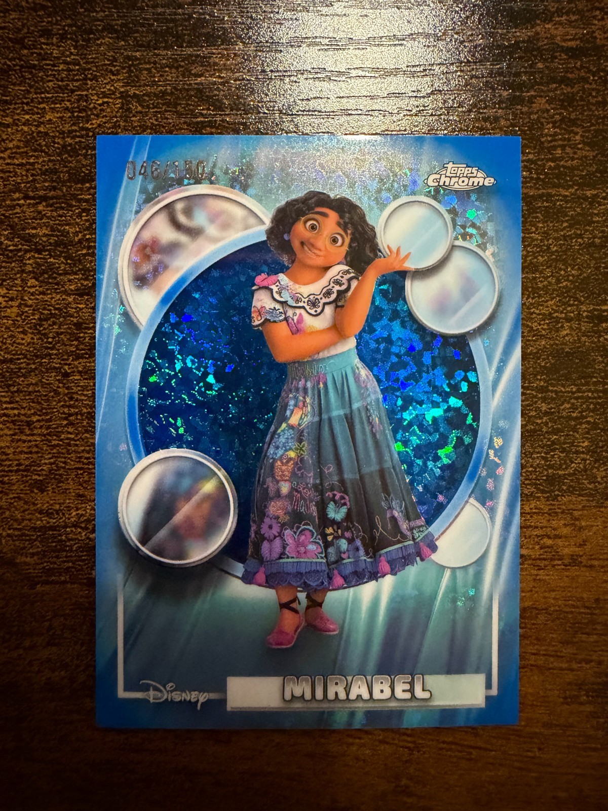 Topps Disney Chrome 2026 Mirabel Blue Mini-Diamond 046/150