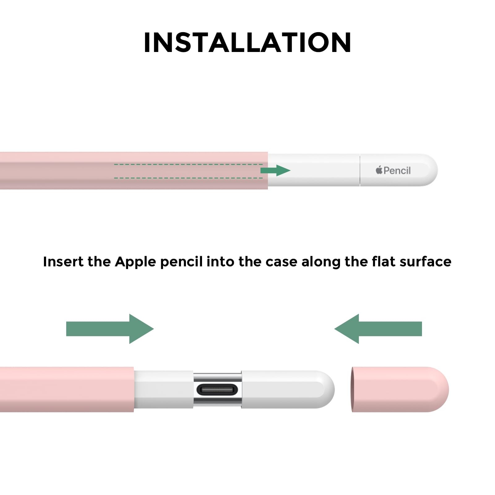 AhaStyle Silicone Case for Apple Pencil (USB-C) 2023 Ultra Thin Protective Co…