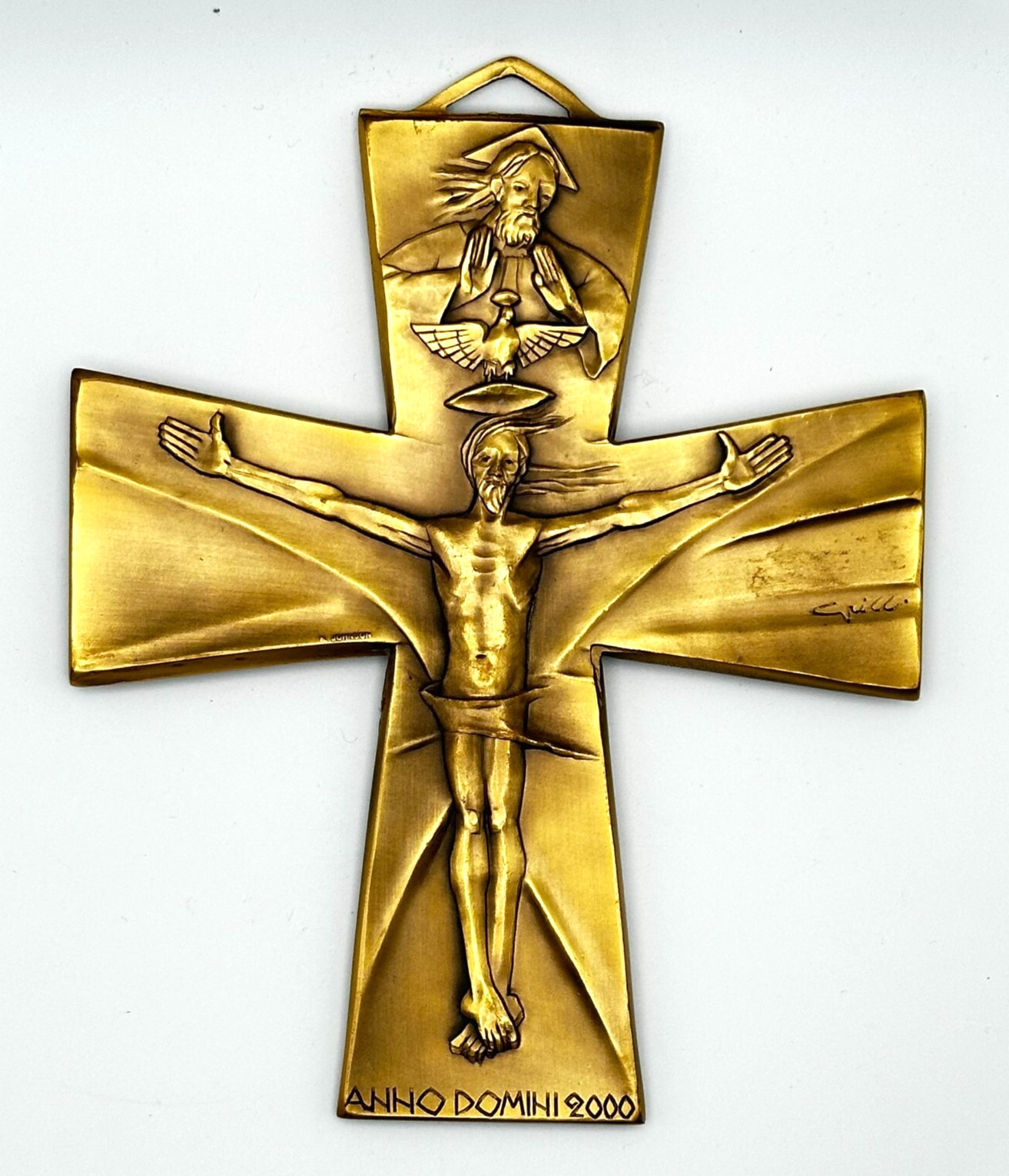 Angelo Grilli Jubilee Crucifix 2000 4.25 x 5.25 Inches