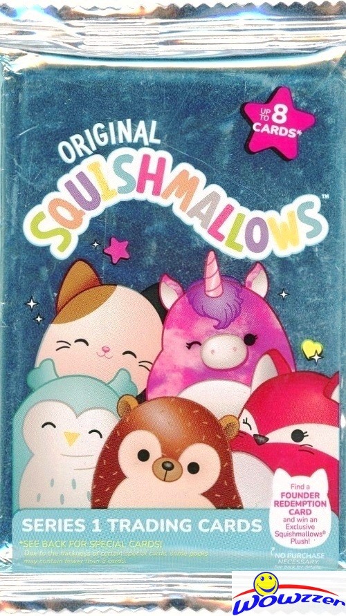 (100) Original Squishmallows Series 1 Trading Cards Factory Sealed Pack-800 card