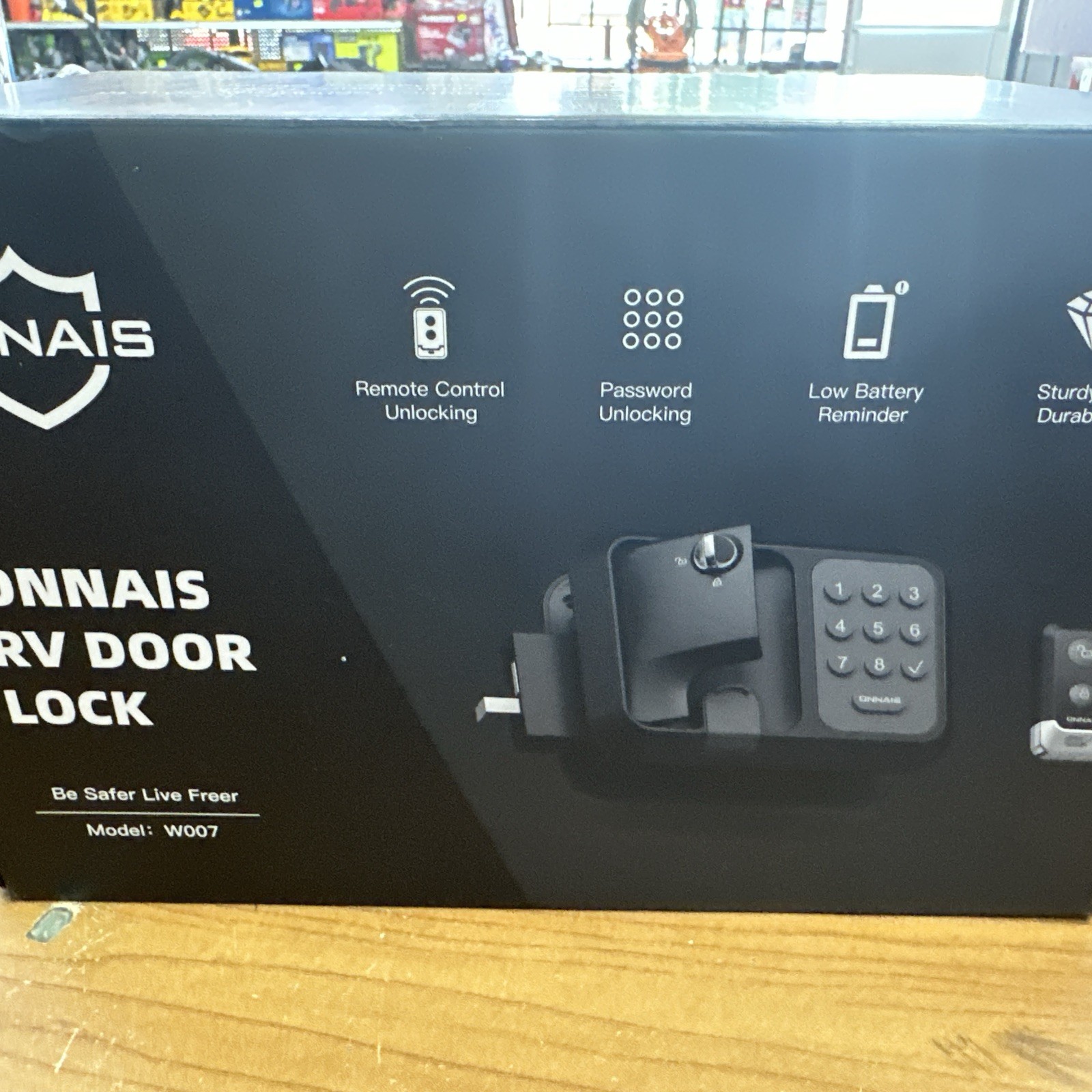 Full Metal RV Keyless Entry Door Lock with Password & Remote Fits Most Trail NEW