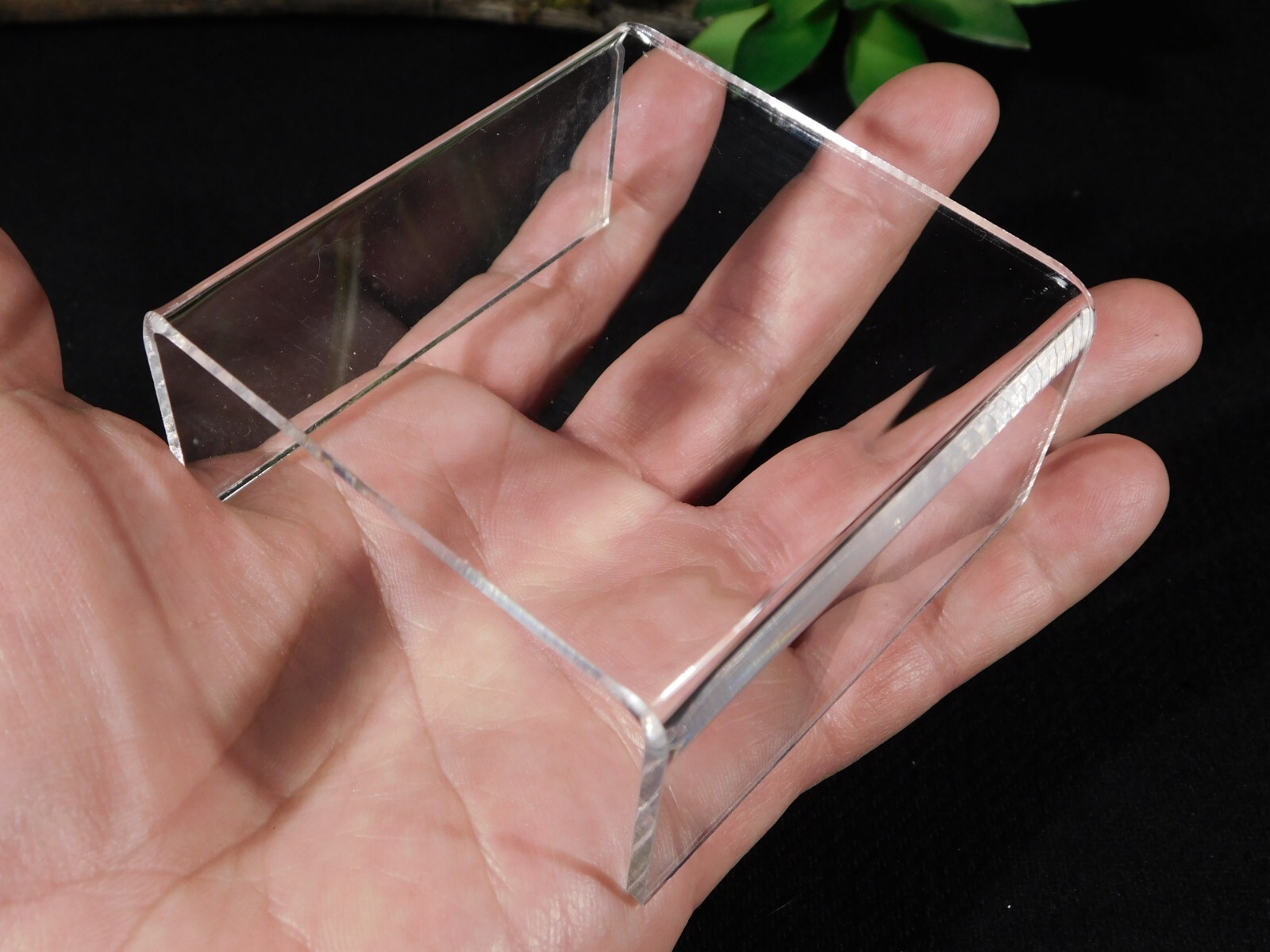 Display Stand Riser Type Short Small Size Clear Lucite