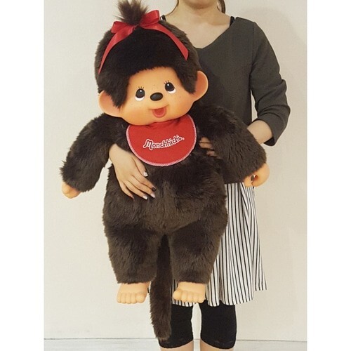 Sekiguchi Monchhichi Premium Standard 2L Size Brown Girl