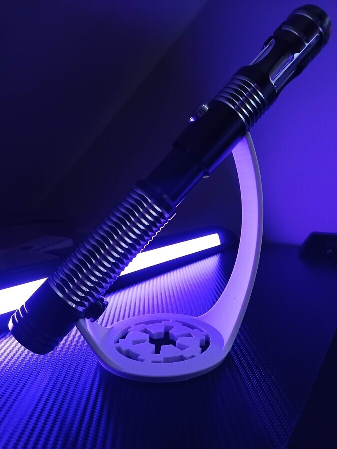 Display Stand Tilted Holder for Star Wars Lightsaber – Galactic Empire