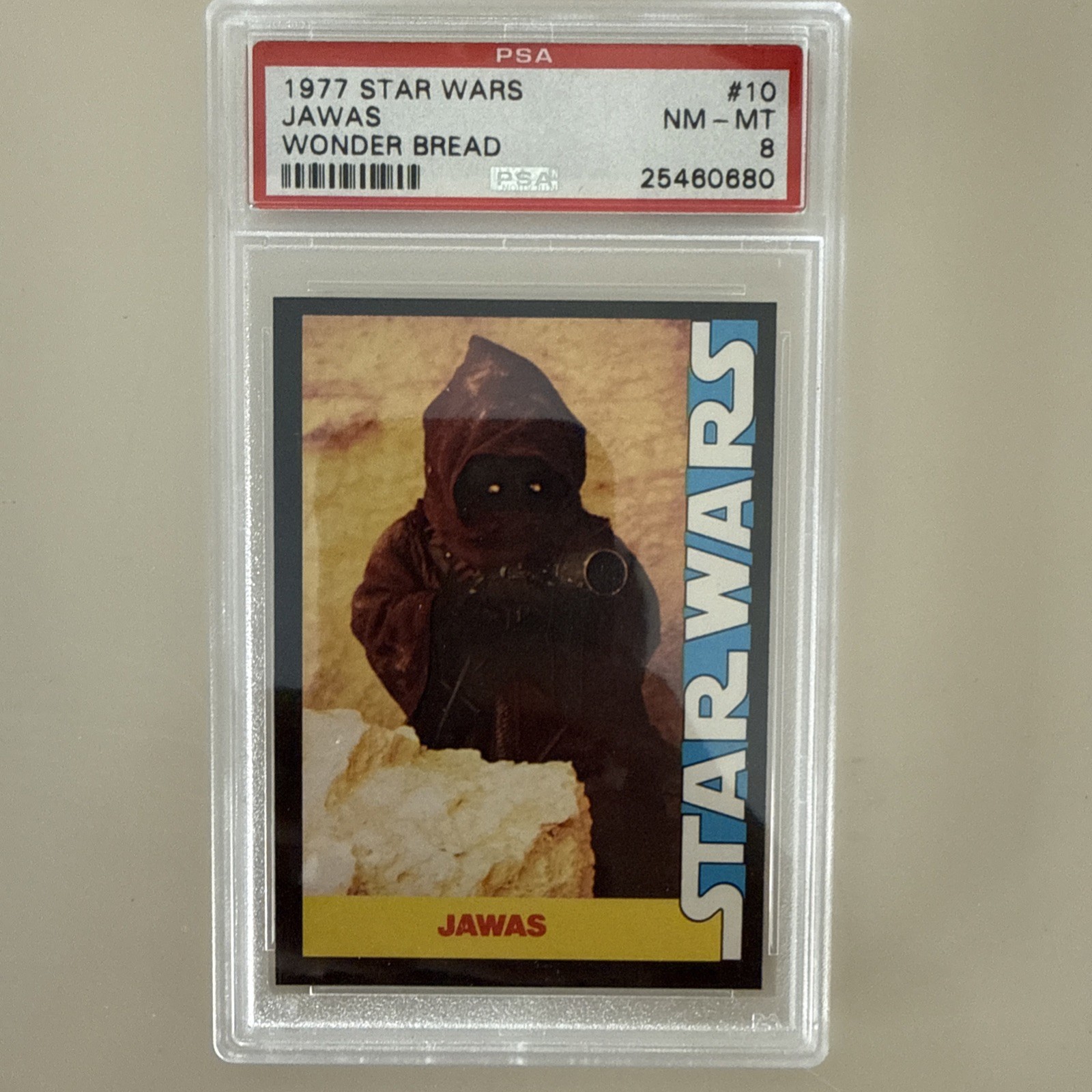 1977 Star Wars Wonder Bread Jawas PSA 8 NM-MT