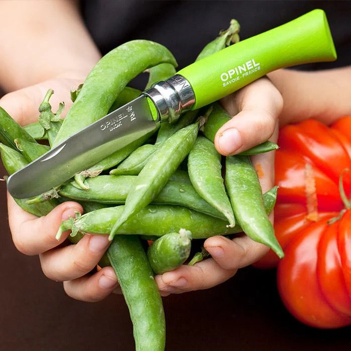 Opinel No. 7 Folding Knife 3.35″ Stainless Steel Blade with Beechwood Handle
