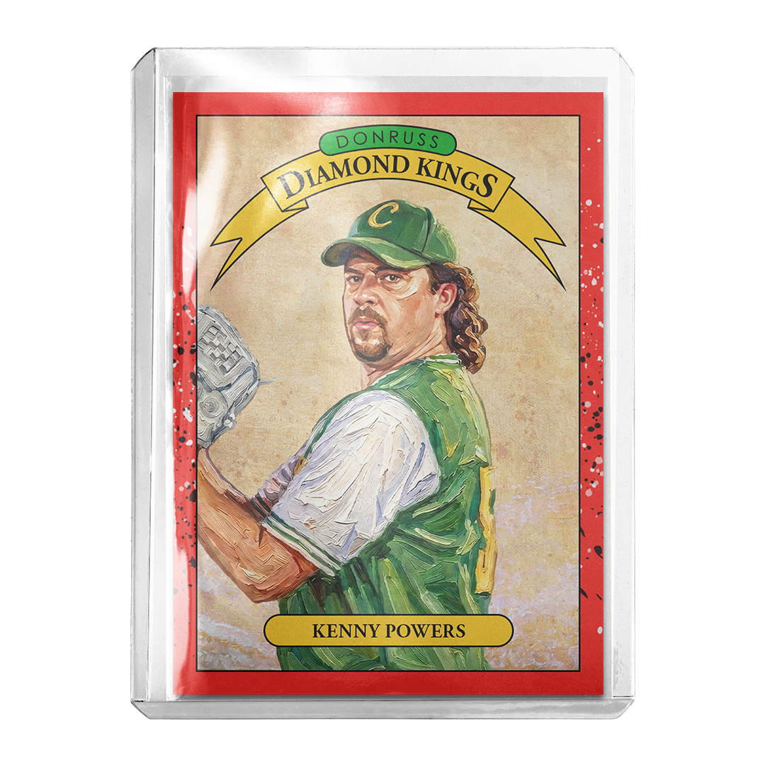 Custom Kenny Powers Eastbound & Down Diamond Kings Novelty 1990 Baseball Card