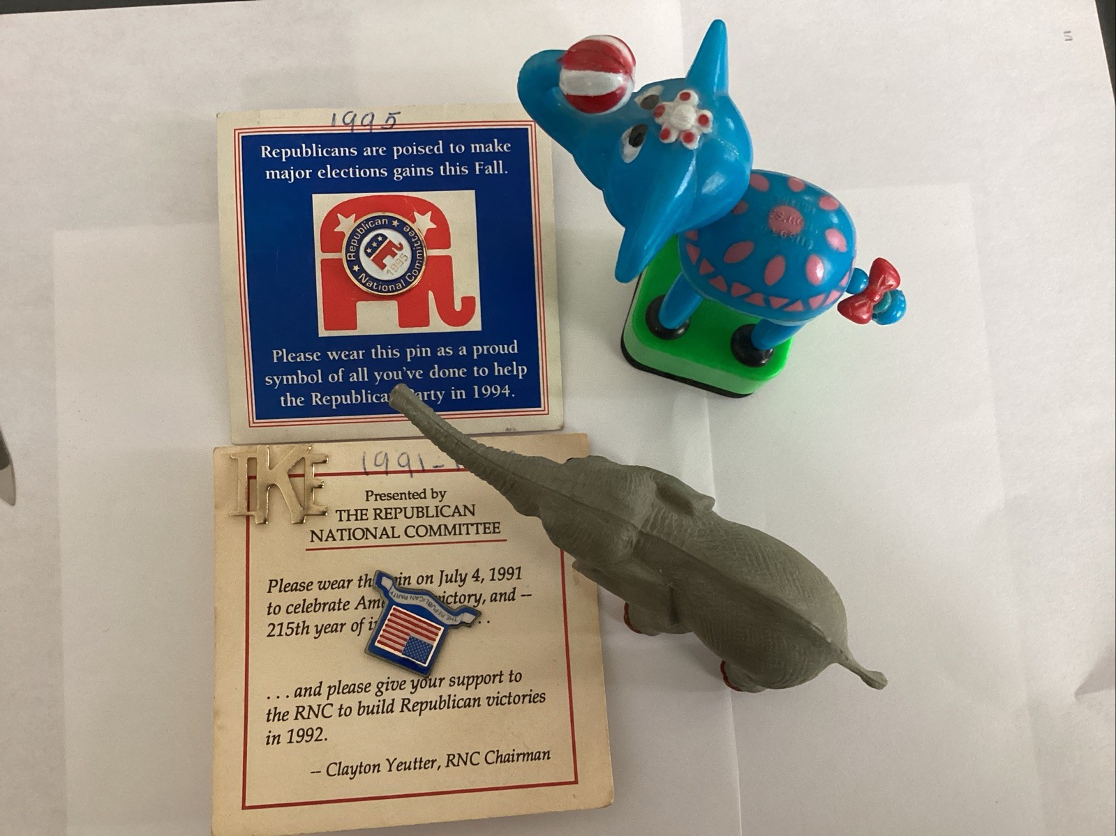 Vintage American Republican Party Political Collector Items