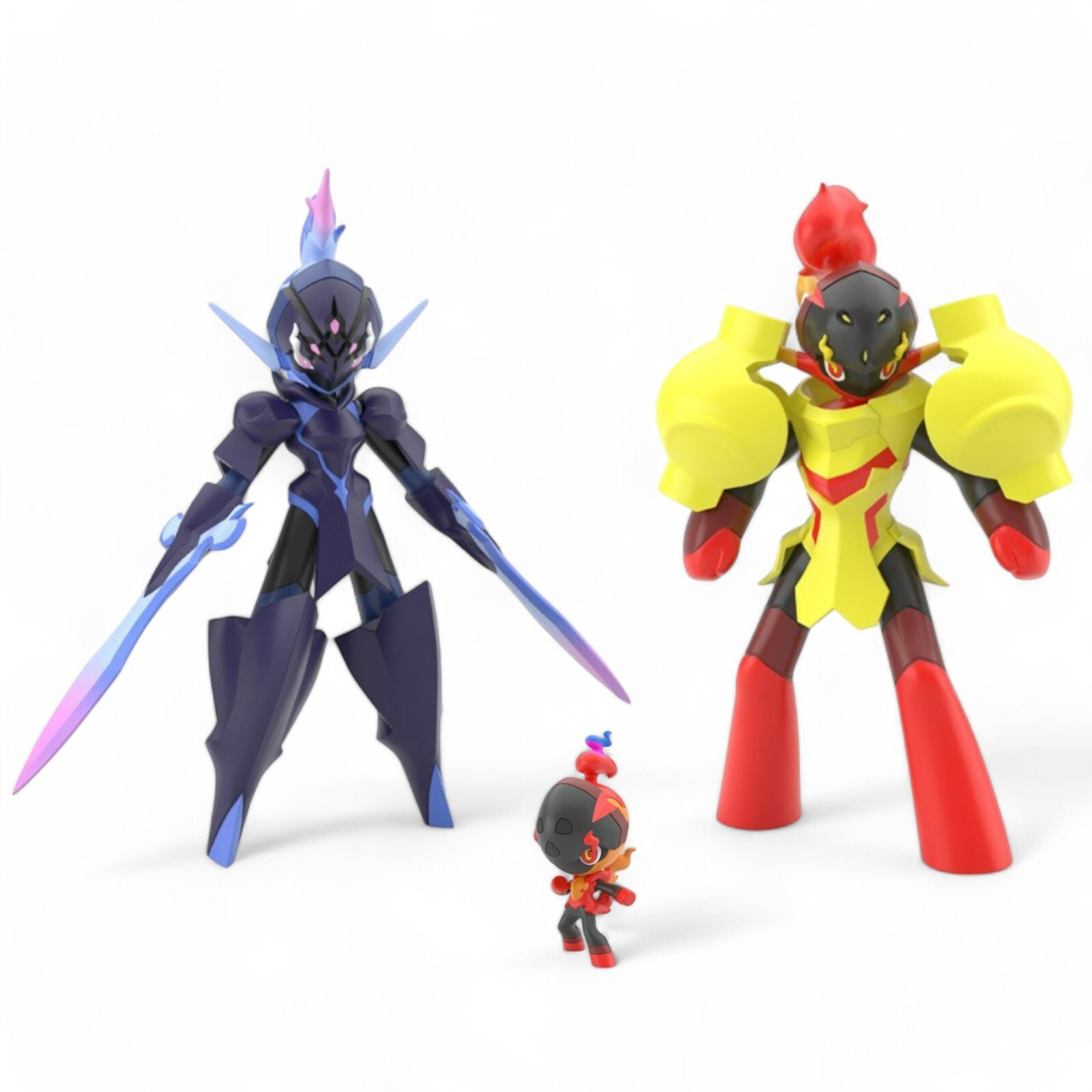 Pokemon Scale World Paldea Armarouge, Ceruledge, Charcadet 1/20 Figure Japan