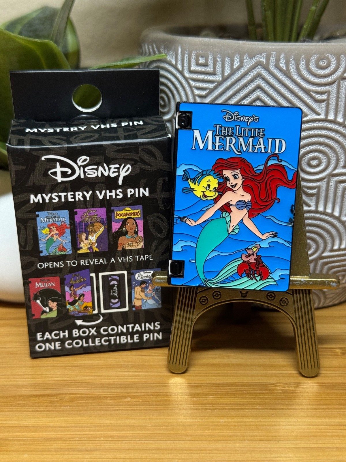 Disney Princess VHS Hinged Blind Box Enamel Pin – You Choose