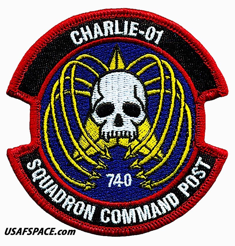USAF 740TH MISSILE SQ -COMMAND POST -LGM-30 Minuteman- Minot AFB-ORIGINAL PATCH