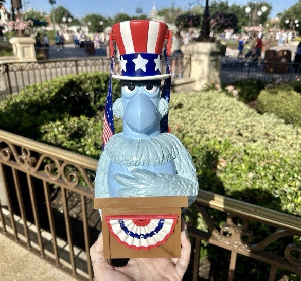 Disney Parks 2026 The Muppets Sam Eagle America 250th USA Popcorn Bucket NEW