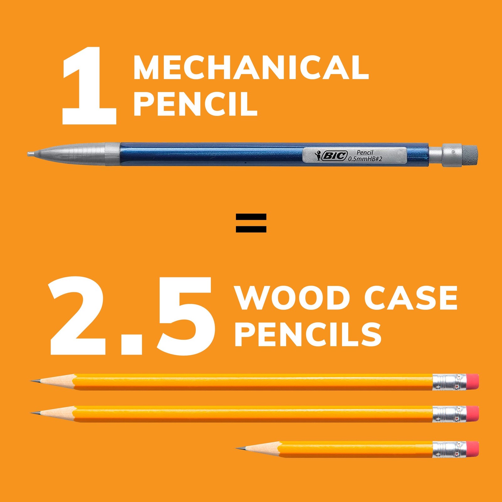 BIC Xtra-Precision Mechanical Pencils with 24 Count (Pack of 1), Multicolor