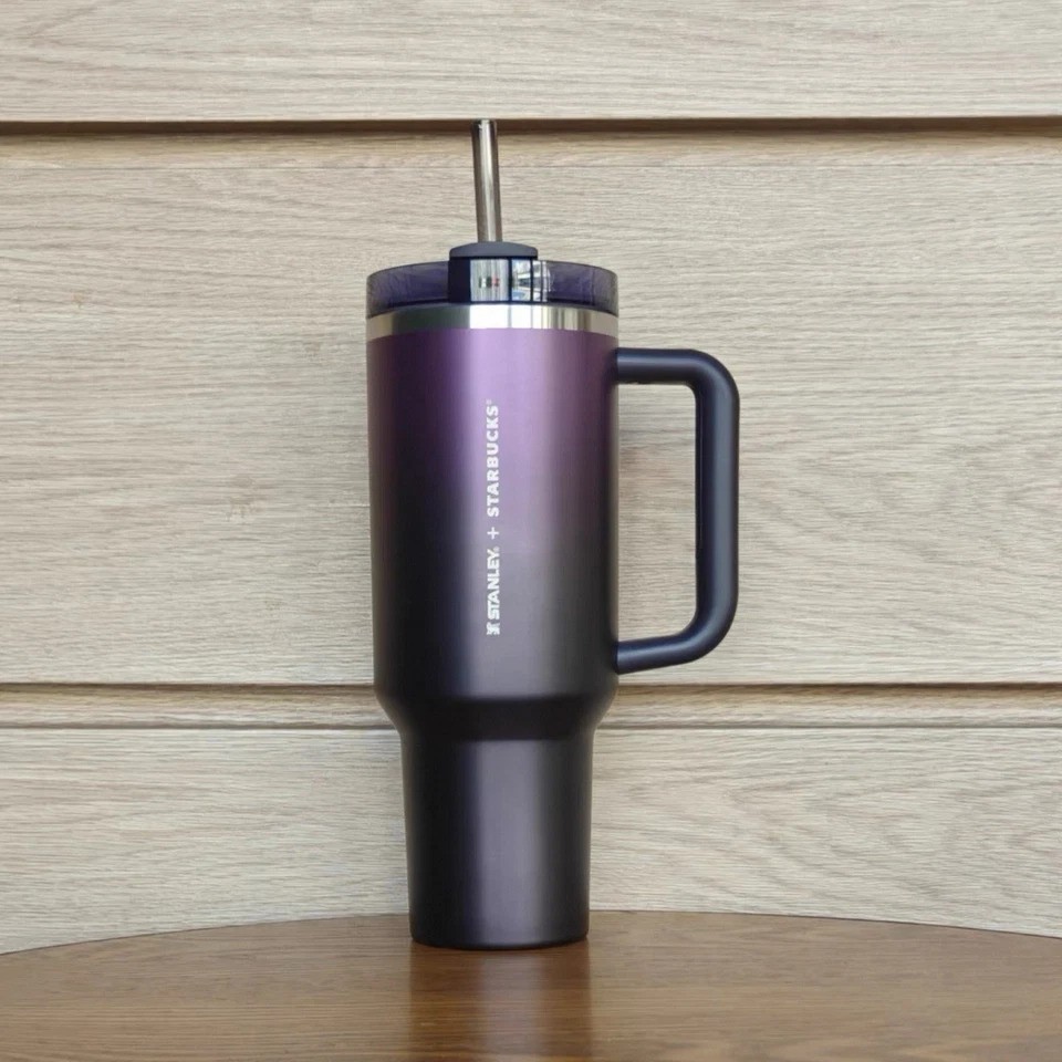 New Starbucks X Stanley 2025 China Halloween Purple 40oz Quencher H2.0 Tumbler