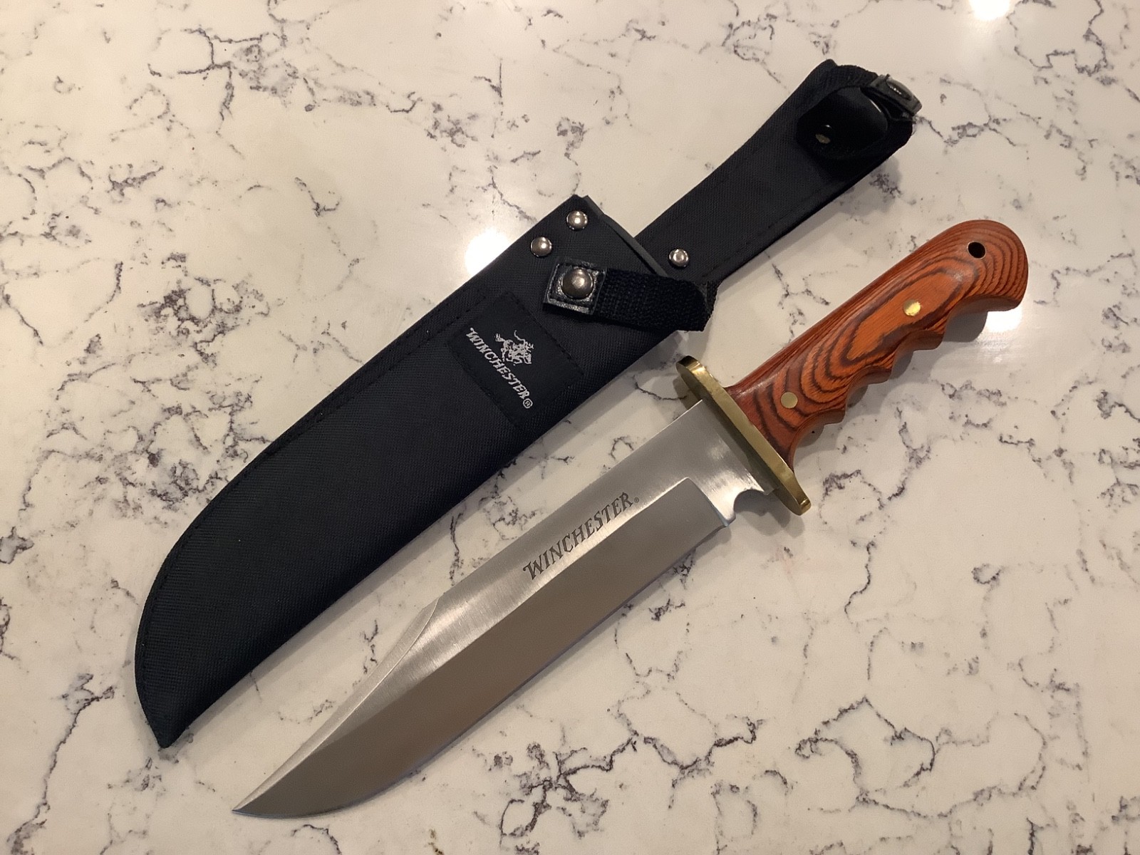 14in Winchester Hunting Knife with Sheath Made In USA