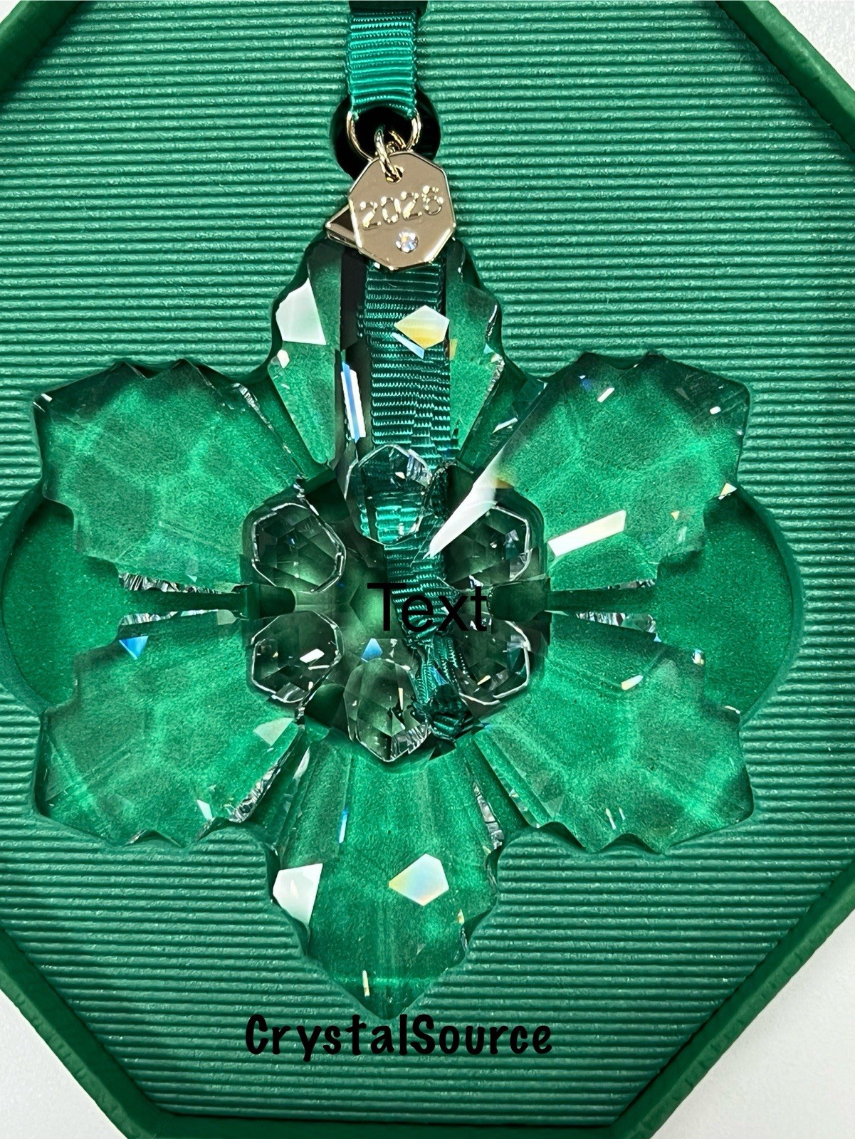 2026 Swarovski Crystal ANNUAL EDITION LARGE CHRISTMAS ORNAMENT AUTHENTIC 5718051