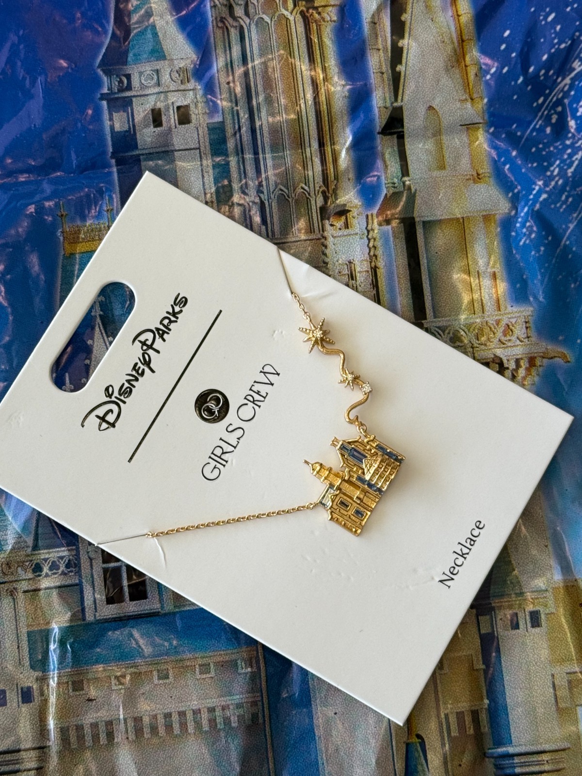 Disney Parks 2026 Girls Crew Haunted Mansion Manor Necklace NWT