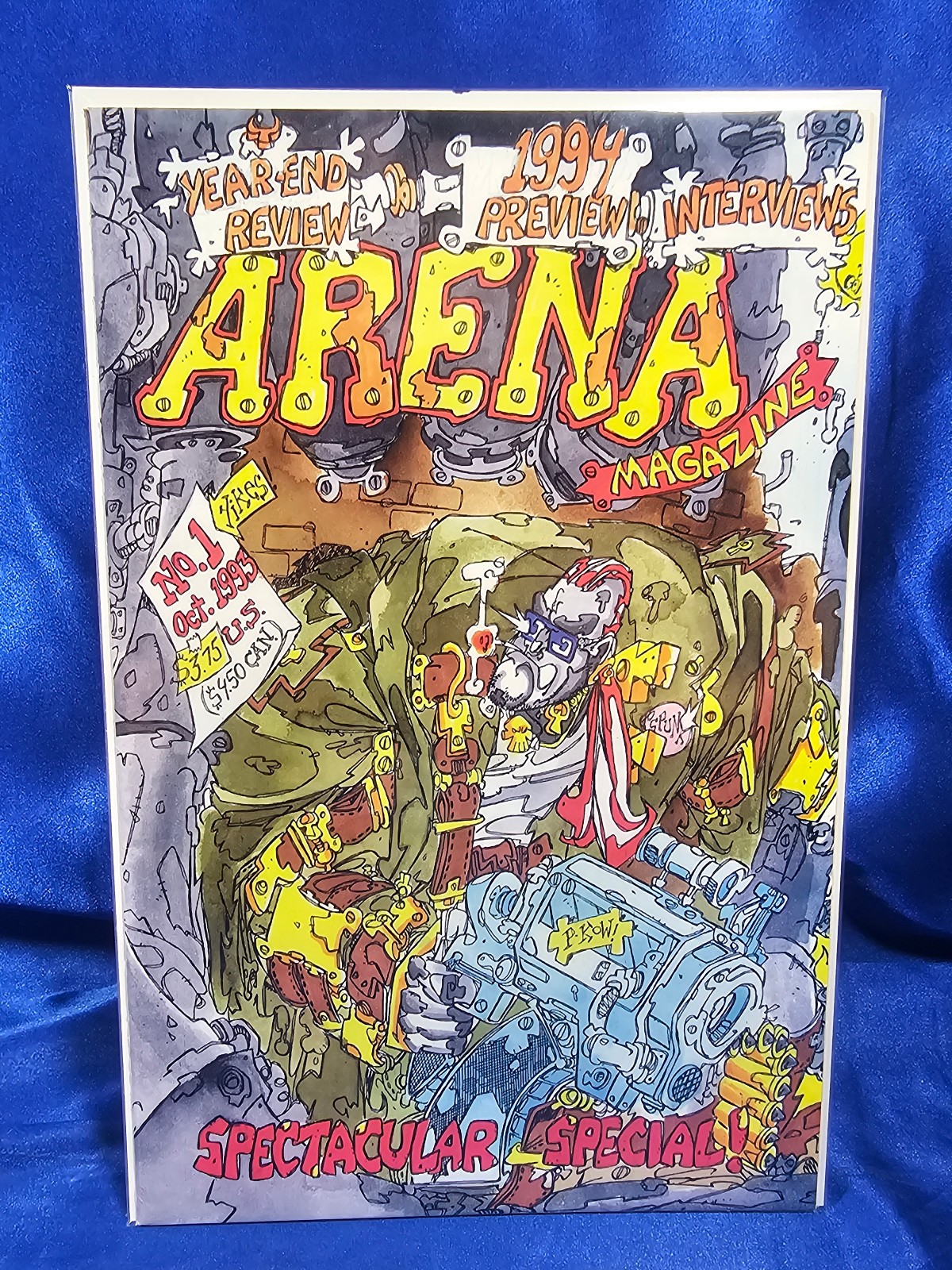 ARENA MAGAZINE #1 SPECTACULAR SPECIAL YEAR END REVIEW VF+ 8.5 1993