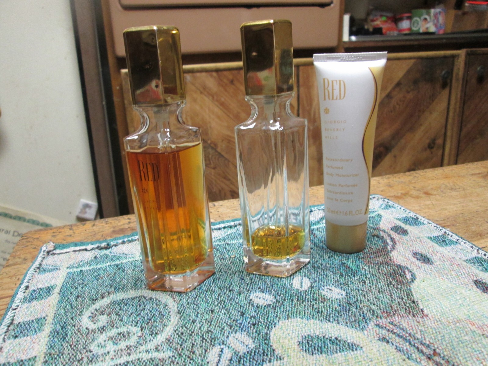 Red Giorgio Beverly Hills EDT 50ml/1.6oz + Lotion 1.6oz.