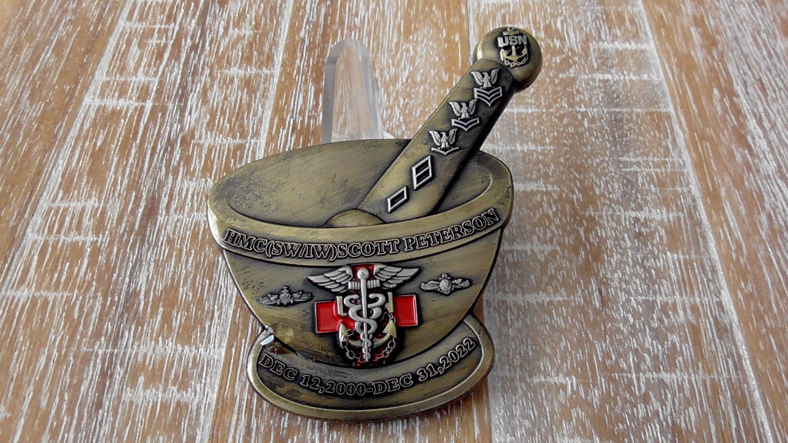 USN Navy Medical Corps Navy Hospital Corpsman Retirement Challenge Coin #F623
