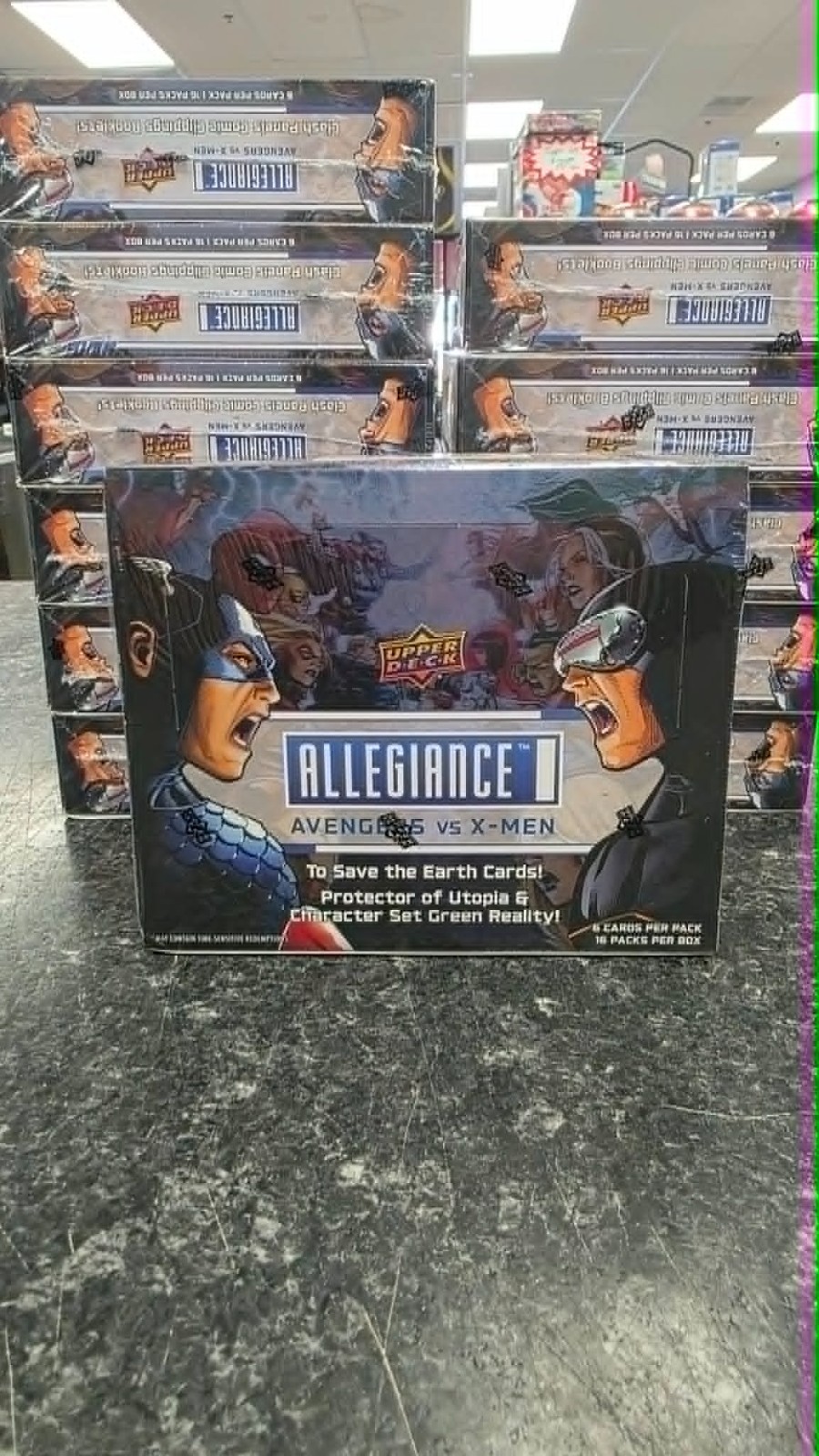 FACTORY SEALED 2023 UPPER DECK MARVEL ALLEGIANCE AVENGERS VS X-MEN HOBBY BOX