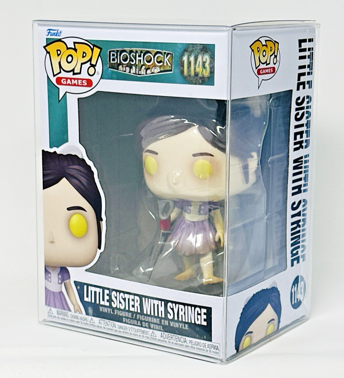 Funko Pop! Vinyl: BioShock – Little Sister with Syringe #1143 w/ Protector – New