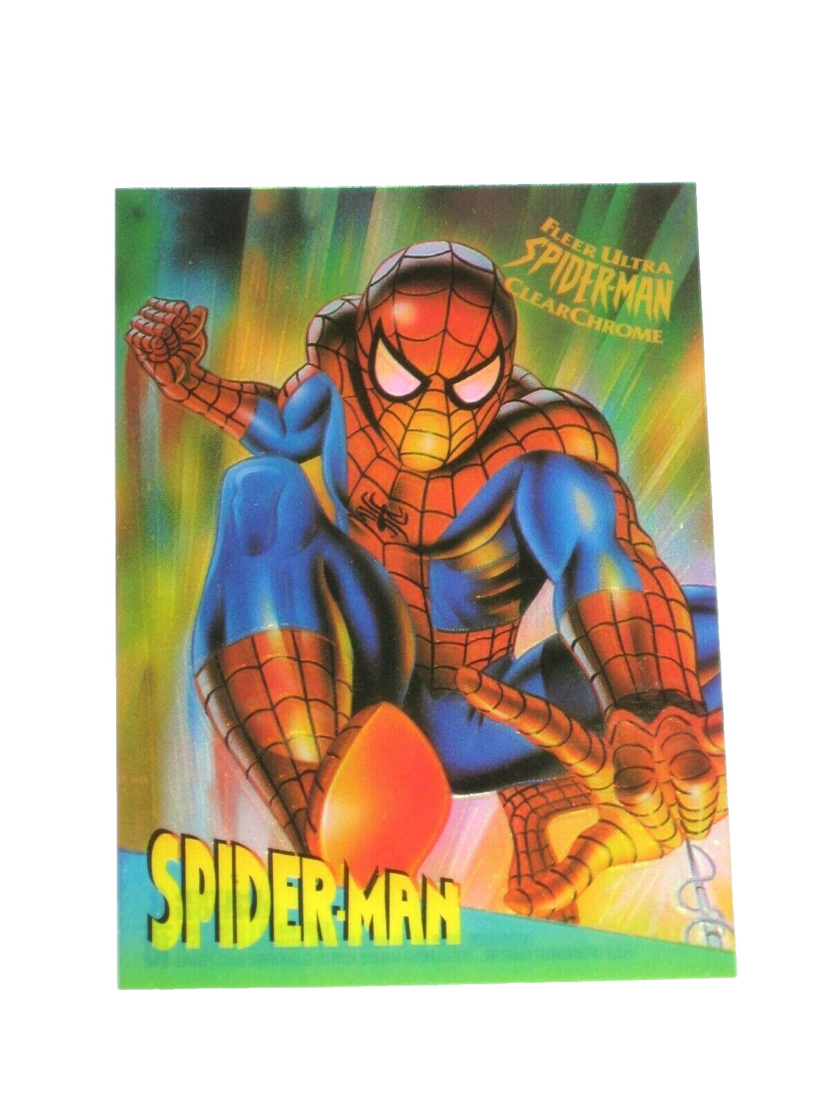 1995 Fleer ULTRA Spider-Man INSERT CLEAR CHROME 10 Card Set VENOM CLEARCHROME