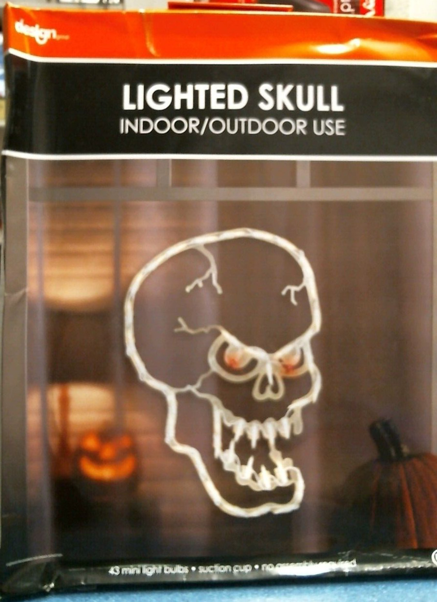 Design Group Indoor/Outdoor Lighted Skull (85501) FS
