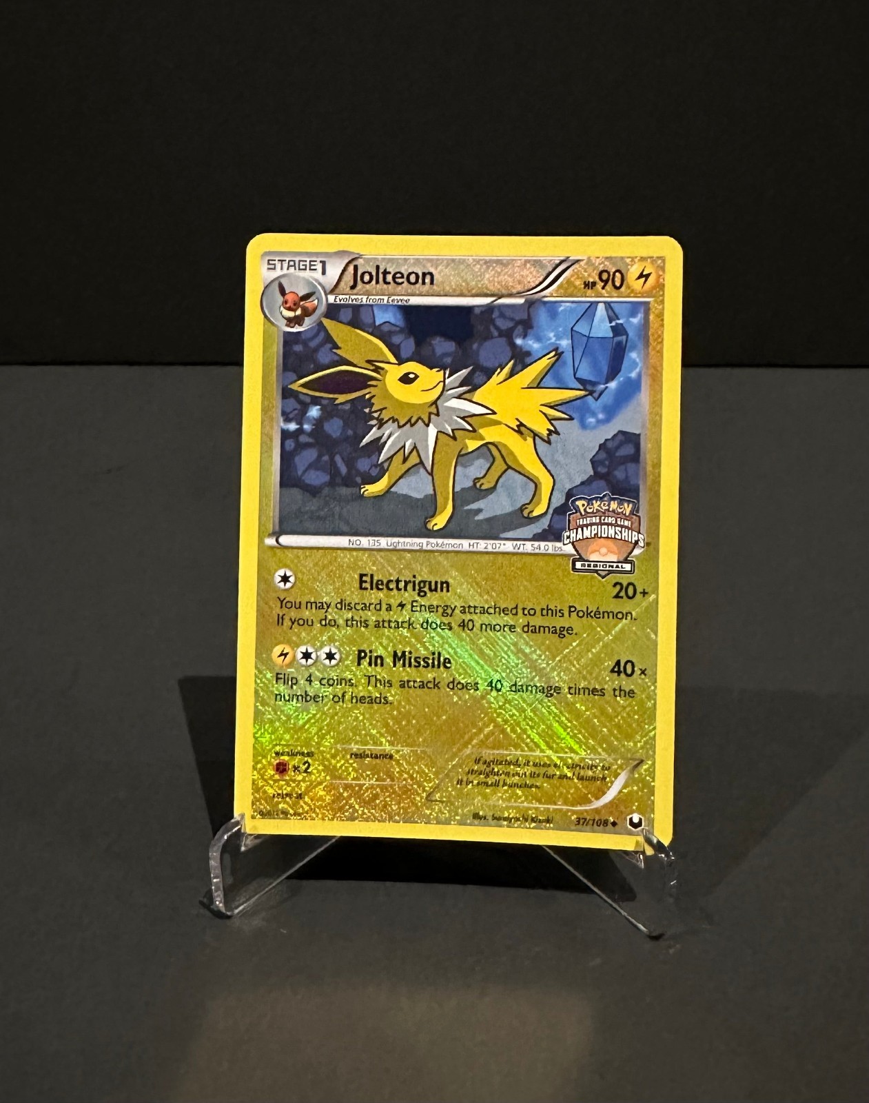 Jolteon – Dark Explorers 37/108 (Regional Championship promo)