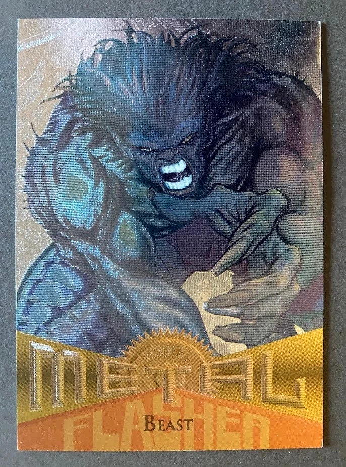 1995 Marvel Metal Silver Flashers Metal Gold Blasters FREE SHIPPING 5+ Cards NM