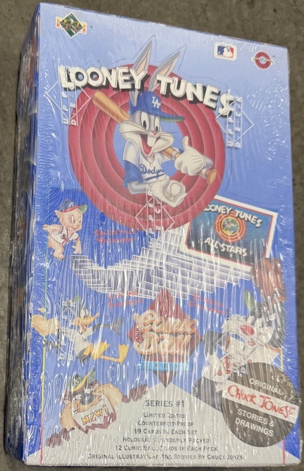 1990 Upper Deck Looney Tunes Comic Ball Cards Series 1 Sealed Box Chuck Jones